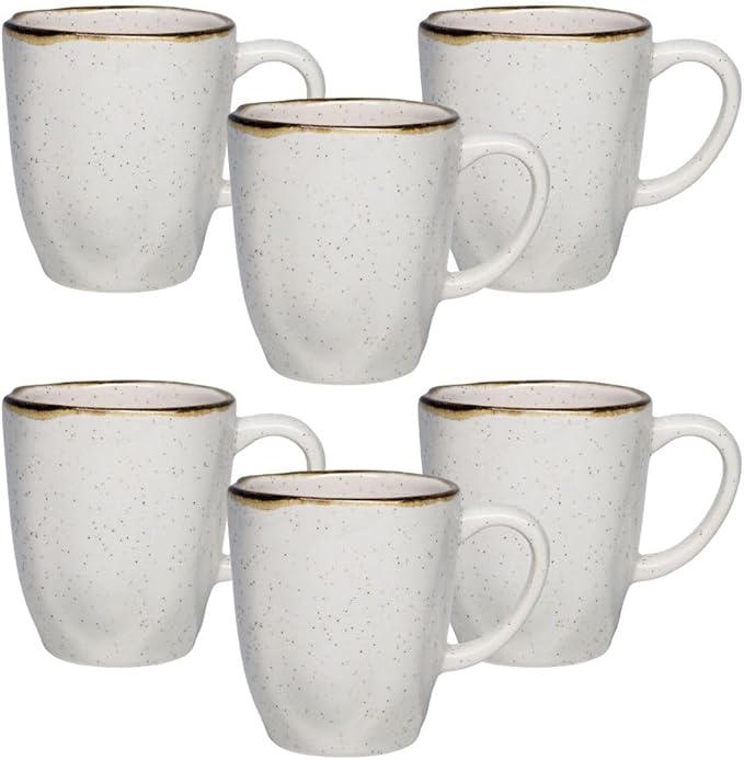 Cj 6 Canecas em Porcelana Oxford Maresia 260ml