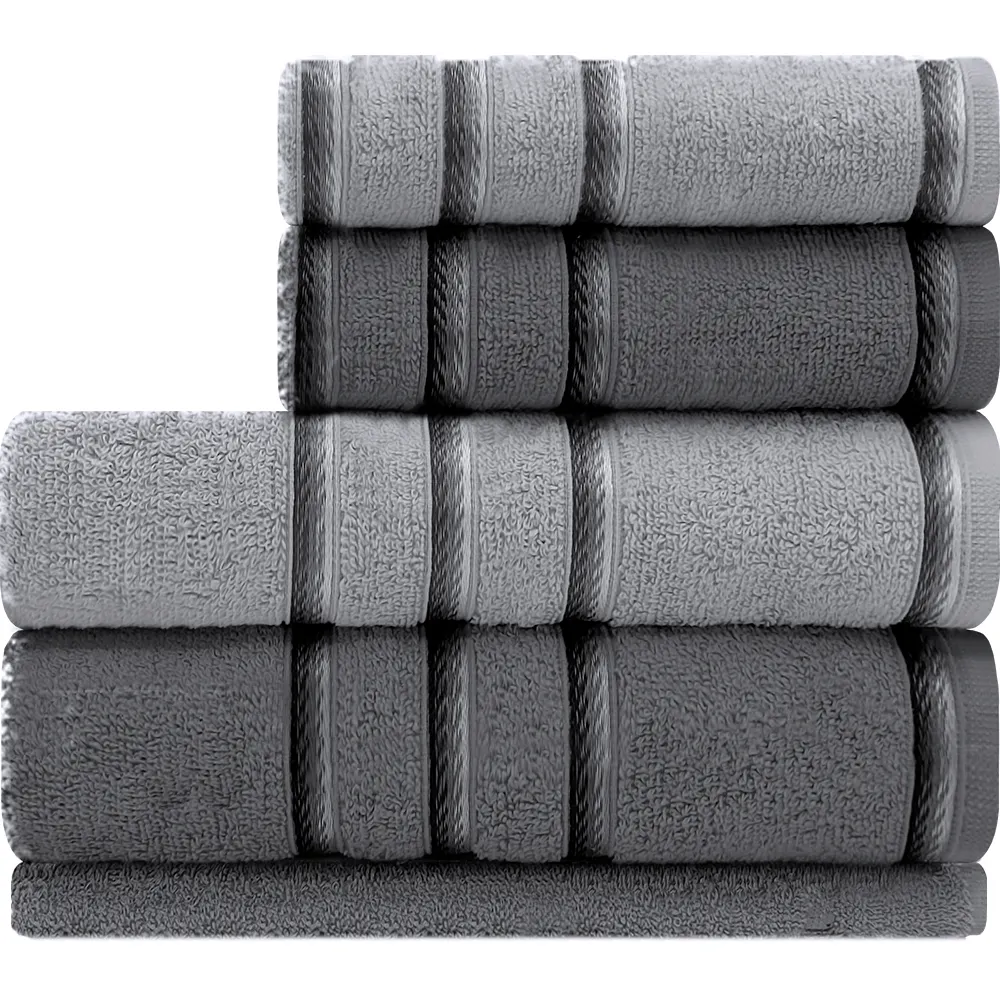 Jogo de Toalhas 5 Peças Banhão + Rosto Algodão Appel Classic