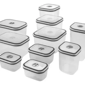 Kit 10 Potes Electrolux Herméticos Para Freezer E Microondas
